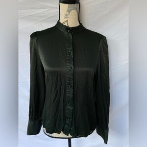 Zara Black Button Down Shirt